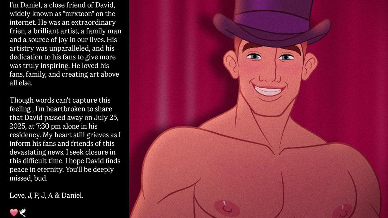 obit post from a friend of mrxtoon and his social media profile photo