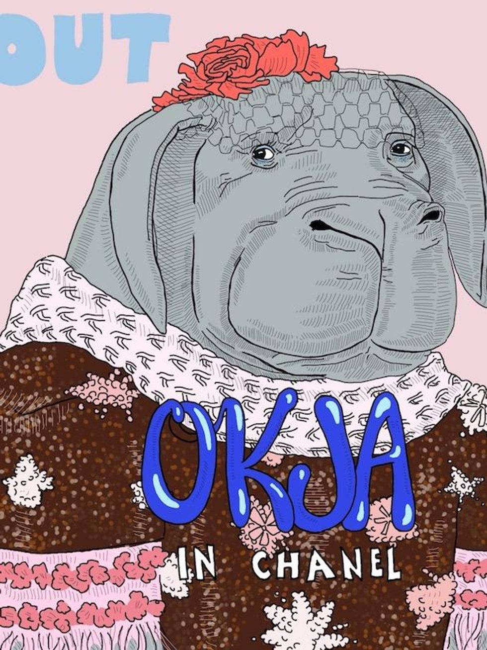 Okja Wearing Chanel on Our 'Out' Fantasy Cover