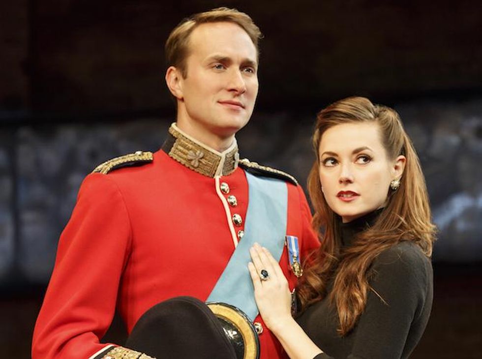 Oliver Chris & Lydia Wilson in King Charles III