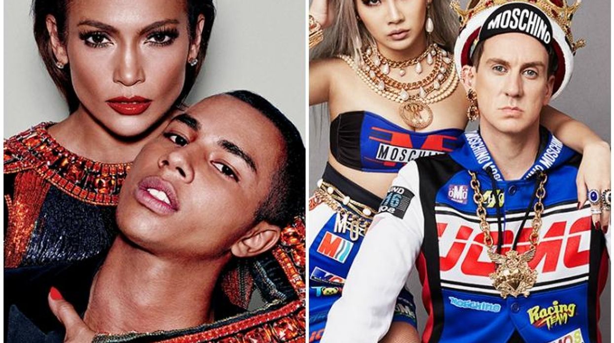 Olivier Rousteing Jennifer Lopez Paper mag