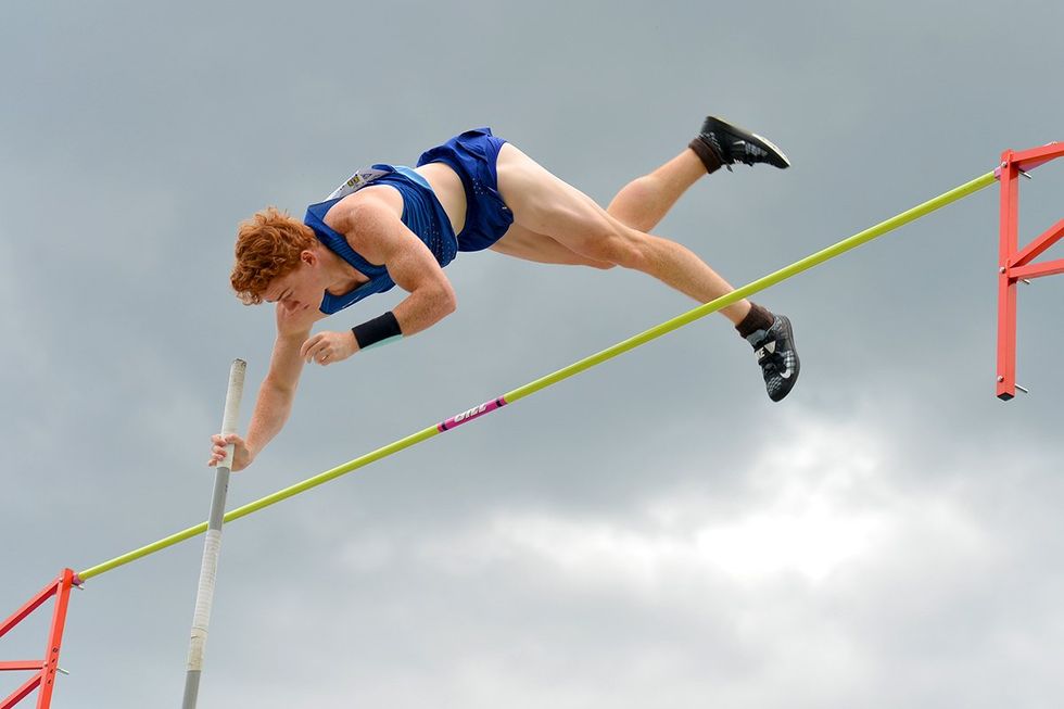 Olympic pole vaulter Shawnacy Barber