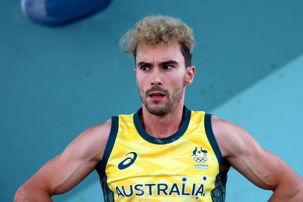 Olympic rock climber Campbell Harrison