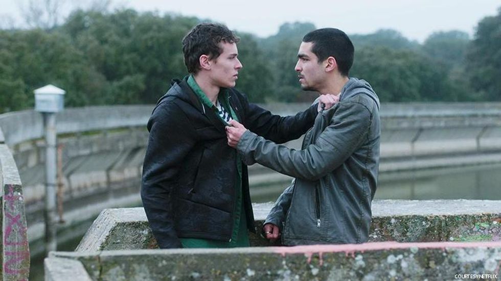 Omar and Ander on Elite season 1