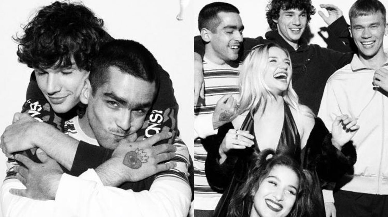 Omar Ayuso and the cast of Elite season 7