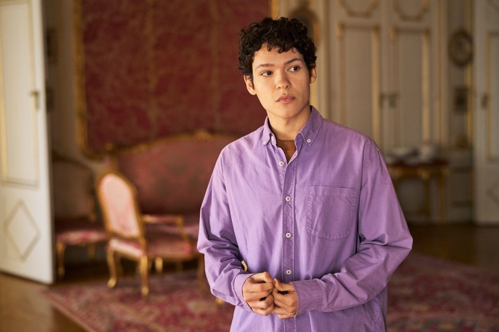 Omar Rudberg as Simon Eriksson on Young Royals