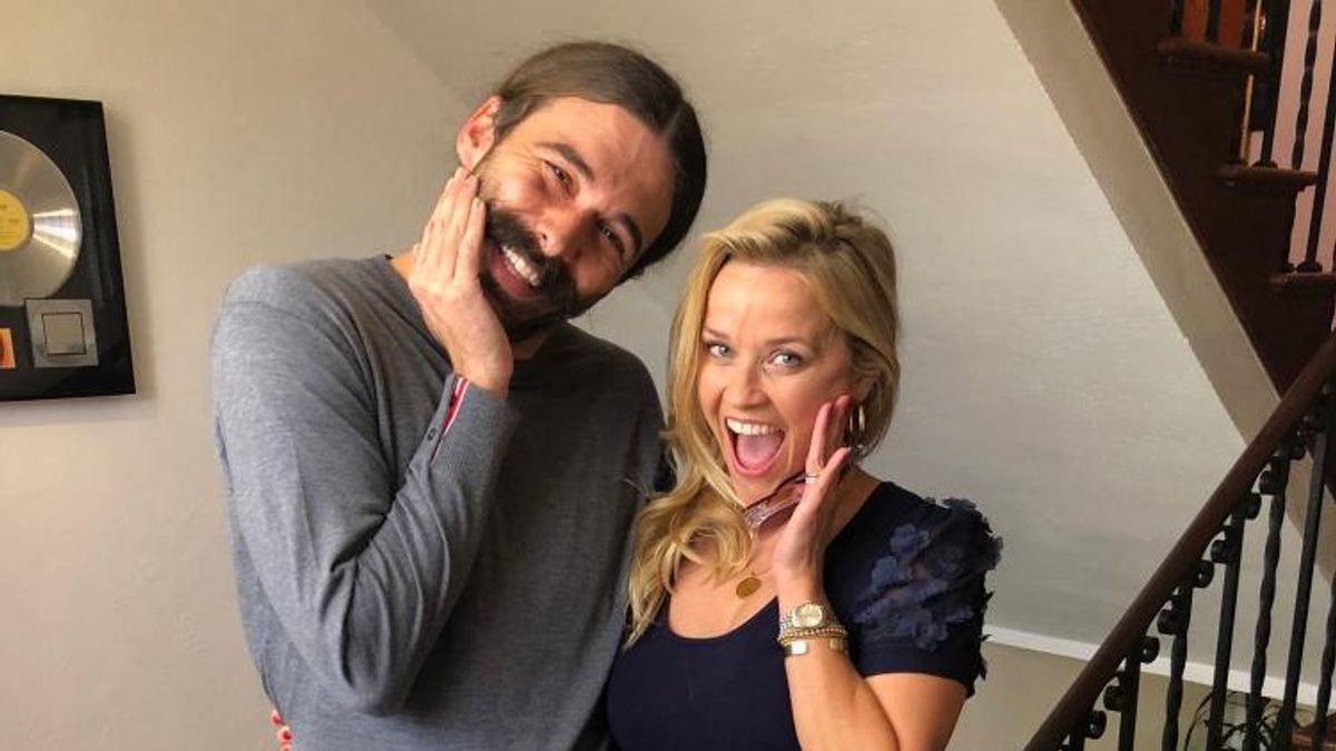 OMG: Jonathan Van Ness' Latest Podcast Guest is Reese Witherspoon