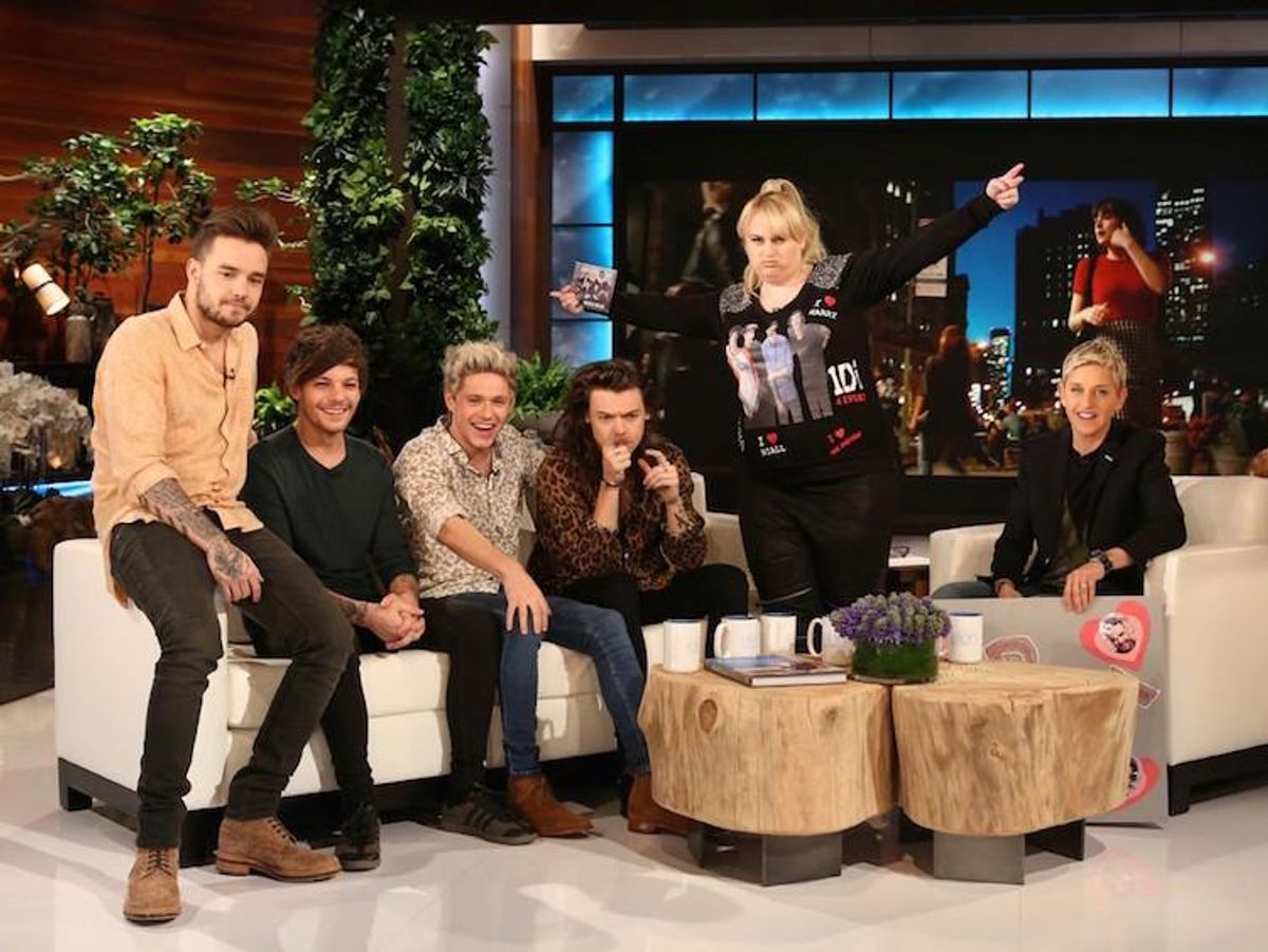 One Direction Rebel Wilson on Ellen Show