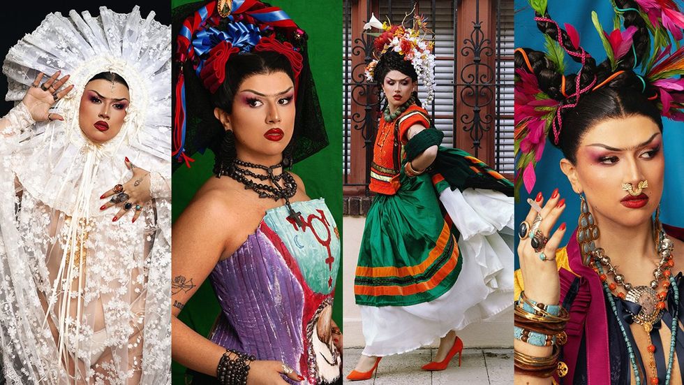 OPED Photo Essay Exploring My Transness Through the Fashion of Frida Kahlo via Documentary Photography