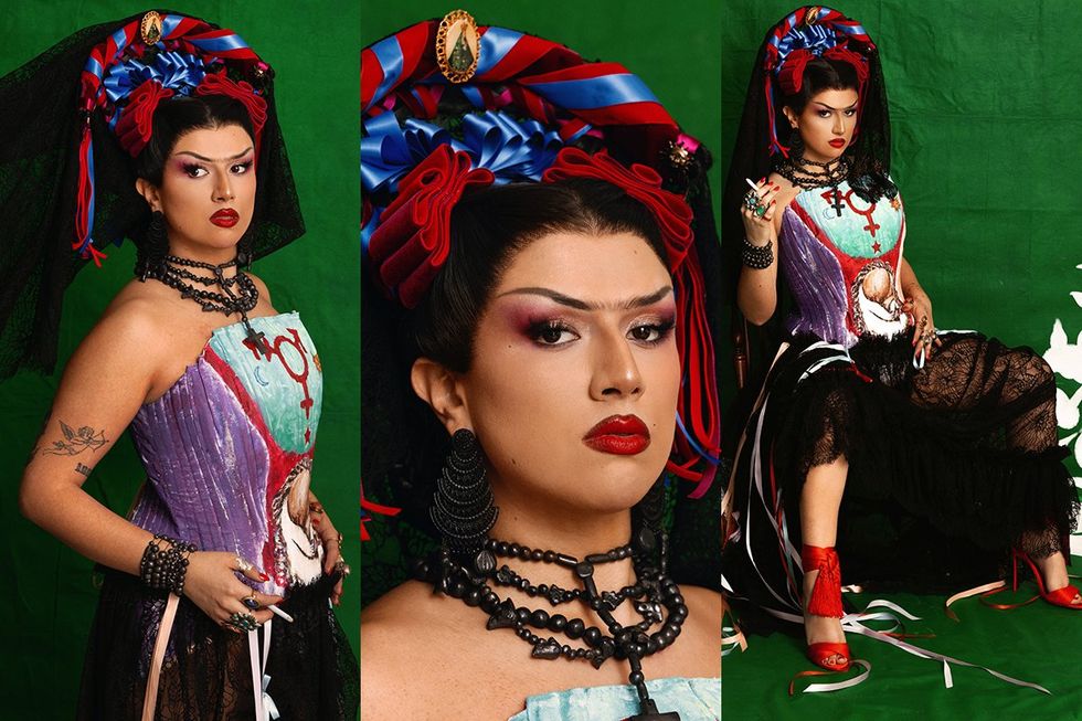 OPED Photo Essay Exploring My Transness Through the Fashion of Frida Kahlo via Documentary Photography