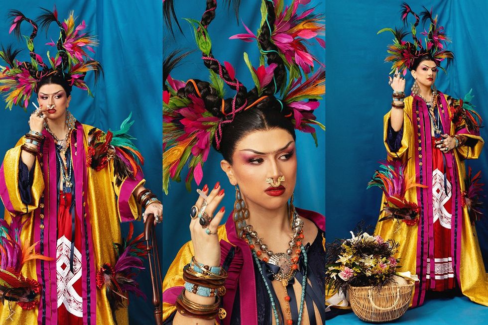 OPED Photo Essay Exploring My Transness Through the Fashion of Frida Kahlo via Documentary Photography