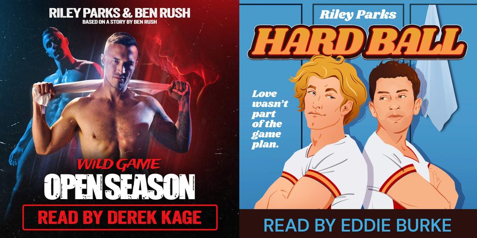 Open Season and HArd Ball audiobook cover art