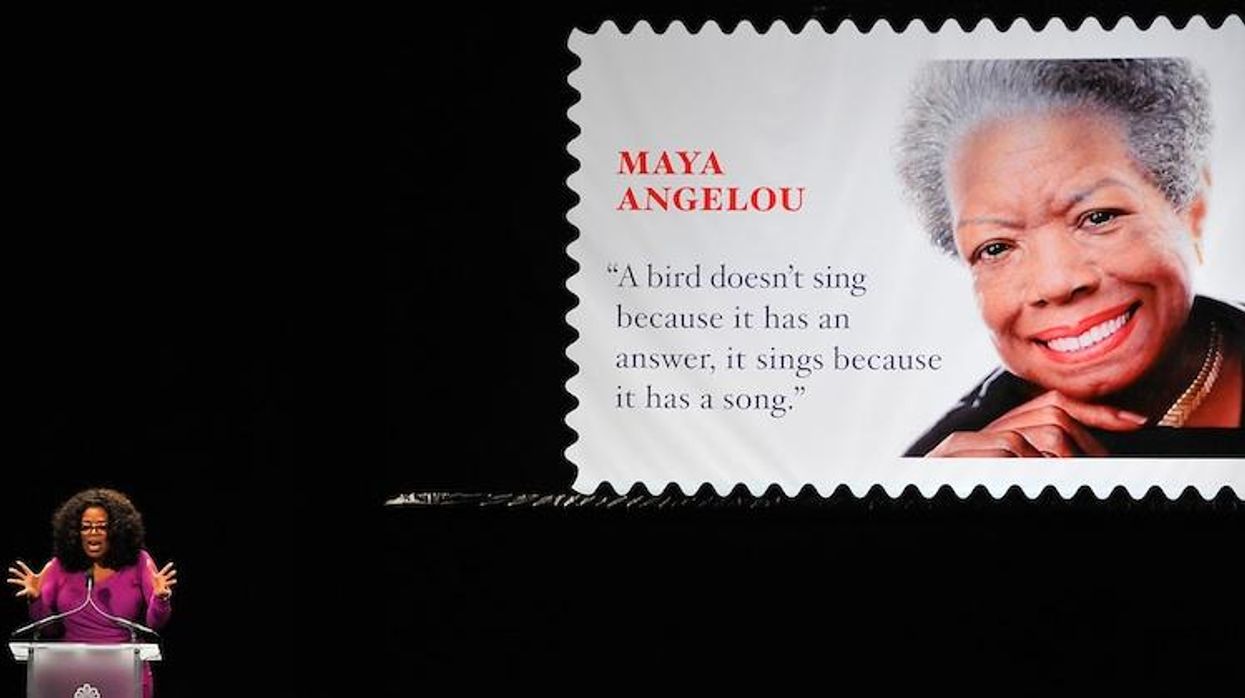 Oprah Winfrey at the Maya Angelou Forever Stamp Dedication