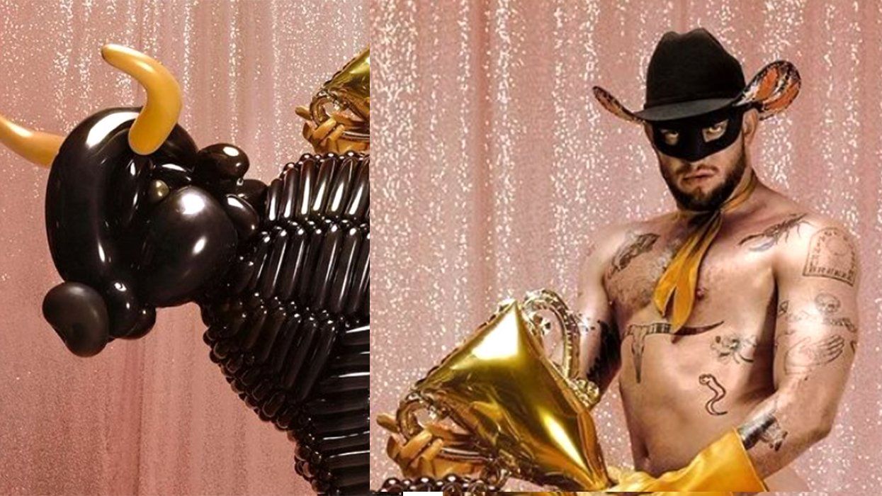 Orville Peck rides bareback Paper Magazine cover