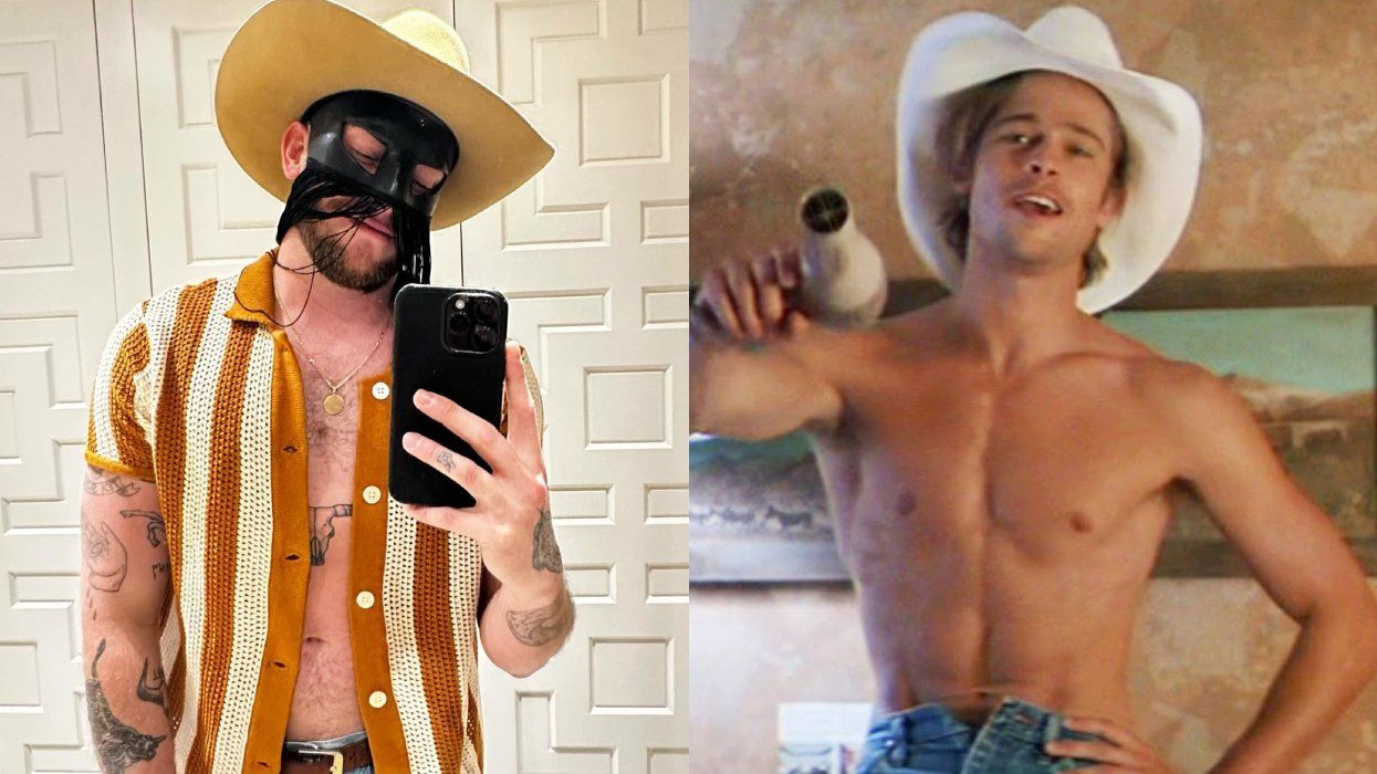 Orville Peck via Instagram; Brad Pitt in Thelma & Louise