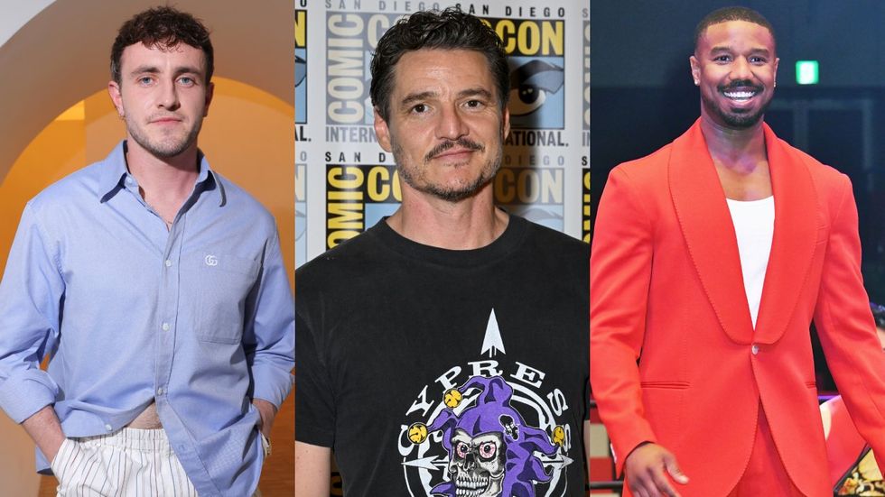 Our favorite internet boyfriends, L to R: Paul Mescal, Pedro Pascal, Michael B. Jordan