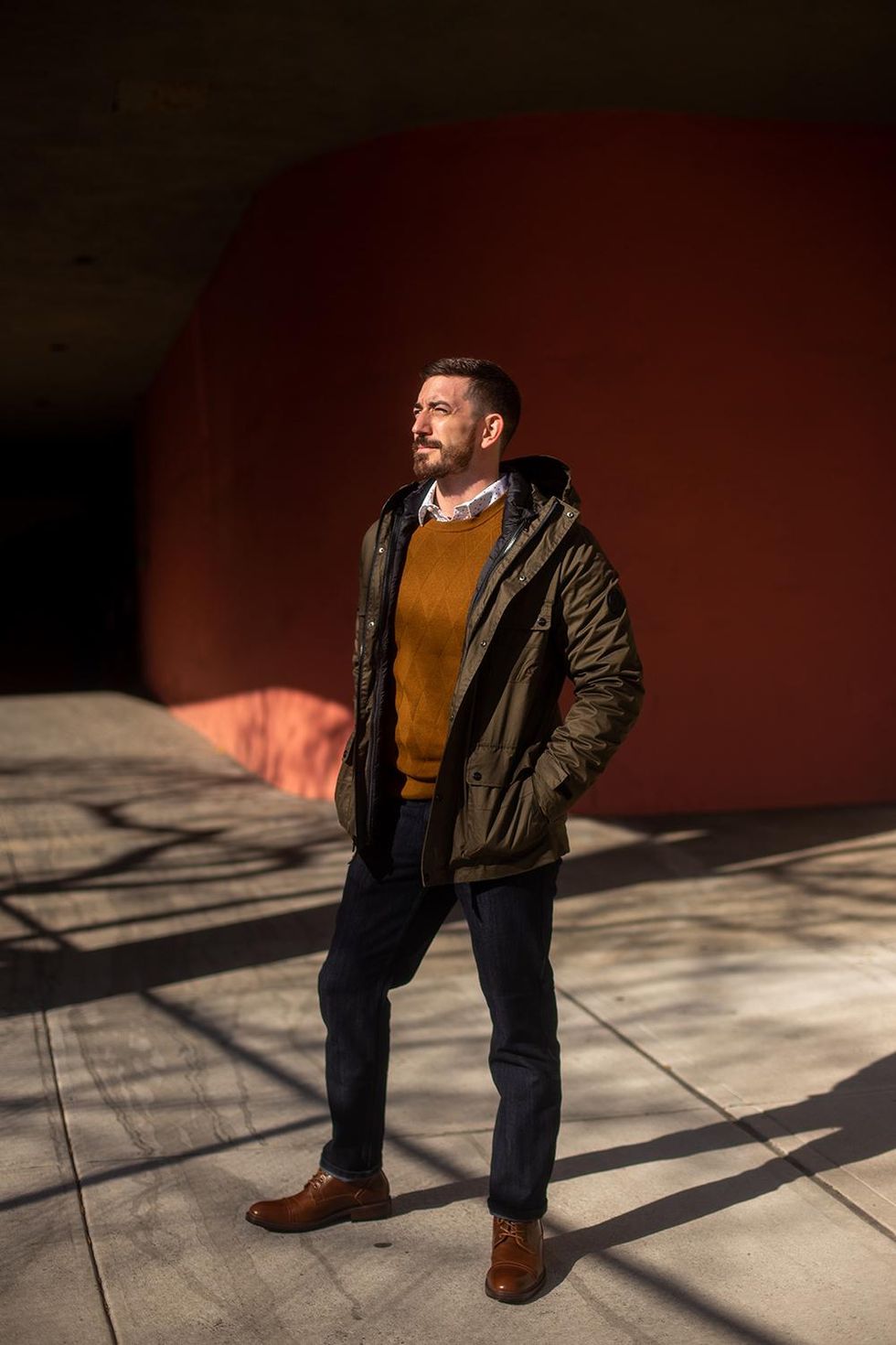 Out and Perry Ellis Life Ready (Look 2)