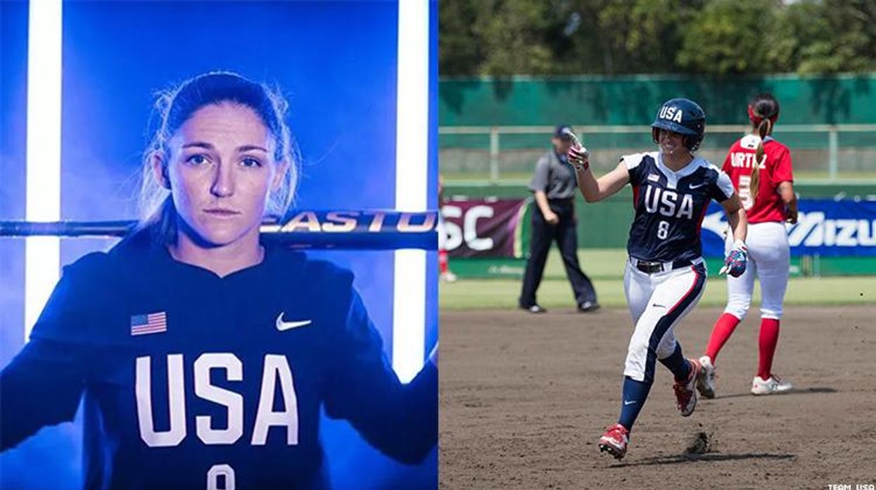 Out gay Team USA softball star Haylie McCleney reveals the memorable moment she proposed to Kaylee Hanson.