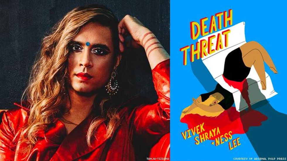 Out interviews transgender writer and artist Vivek Shraya about new graphic novel Death Threat with Ness Lee.