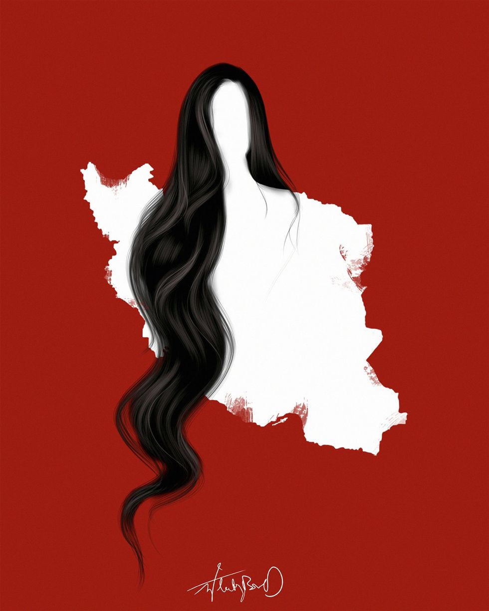 OUT MAGAZINE OPED photo gallery original art gay men middle east digital paintings Luckybamero queer artist living in Iran