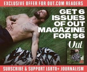 Out Magazine - Ricky Martin