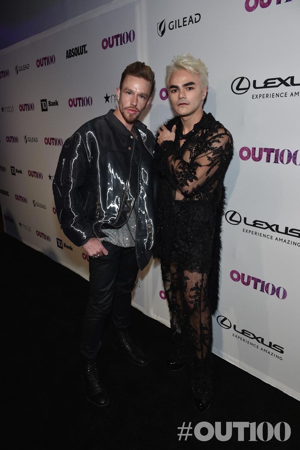 OUT Managing Editor R. Kurt Osenlund (left) and Baby Yors