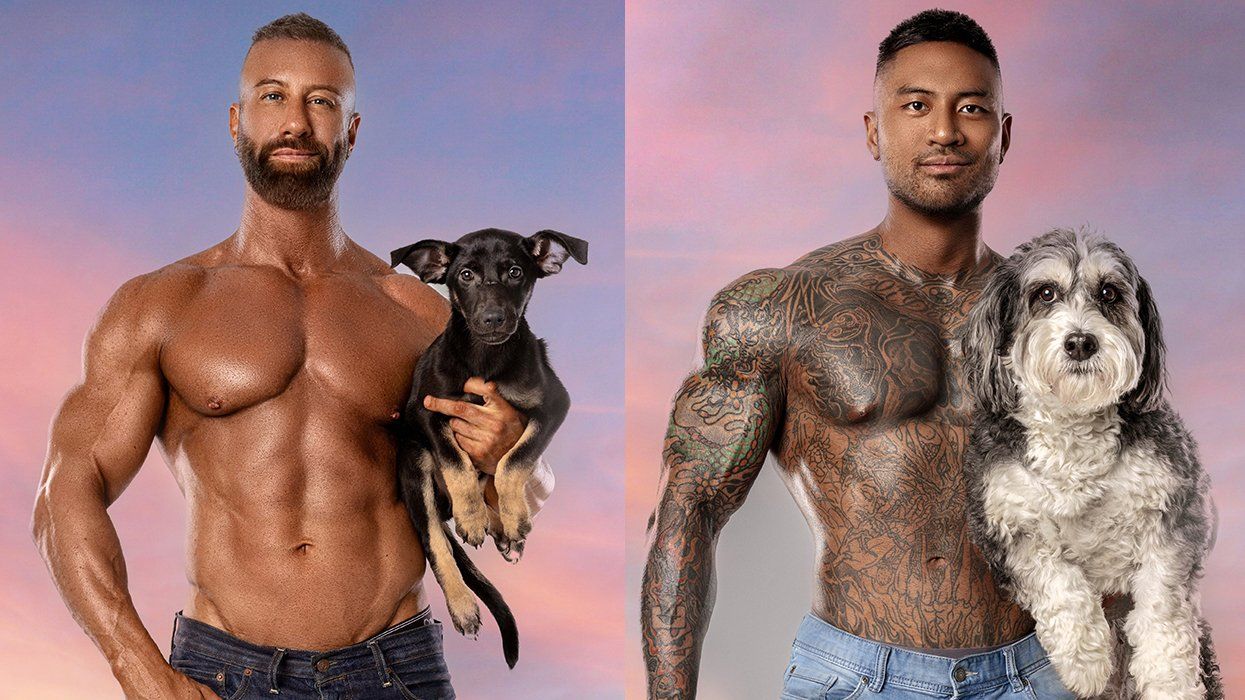 OUT MAZAGINE Voices OPED Mike Ruiz Mutts and Muscles rescue dogs and hunky gay men calendar 2025