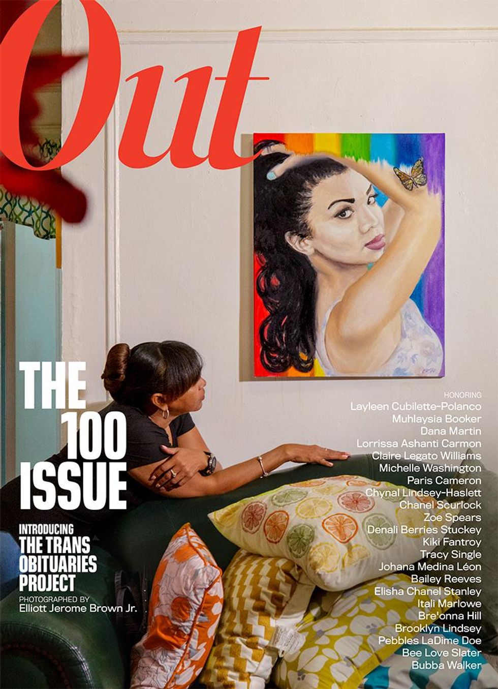 Out100 Cover: The Trans Obituary Project
