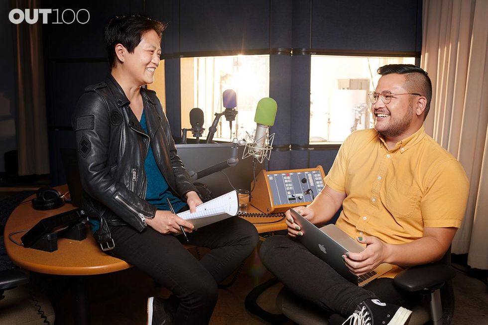 OUT100: Kathy Tu and Tobin Low, Podcast Hosts