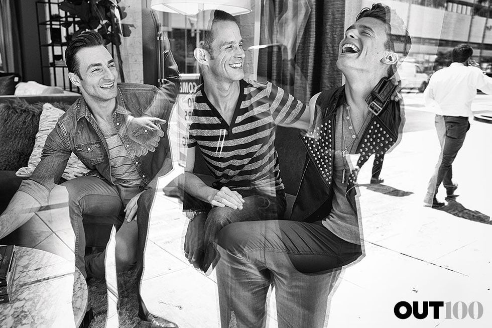 OUT100: Scott Nevins, Emerson Collins, Blake McIver, Cast of 'The People's Couch'