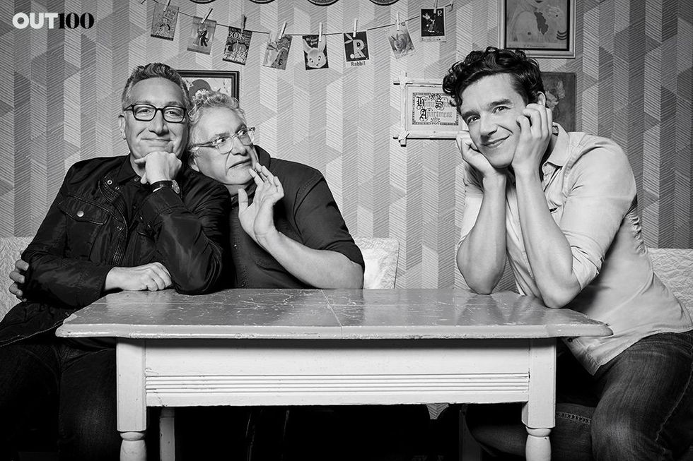 OUT100: The 'Torch Song' Trio: Moisés Kaufman, Harvey Fierstein & Michael Urie