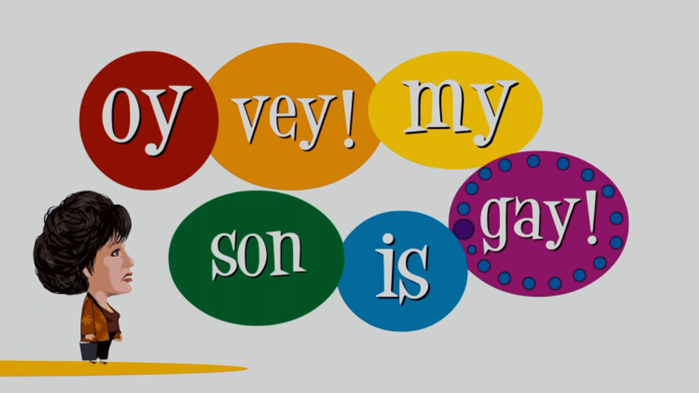 "Oy Vey! My Son Is Gay" is featured on Revry