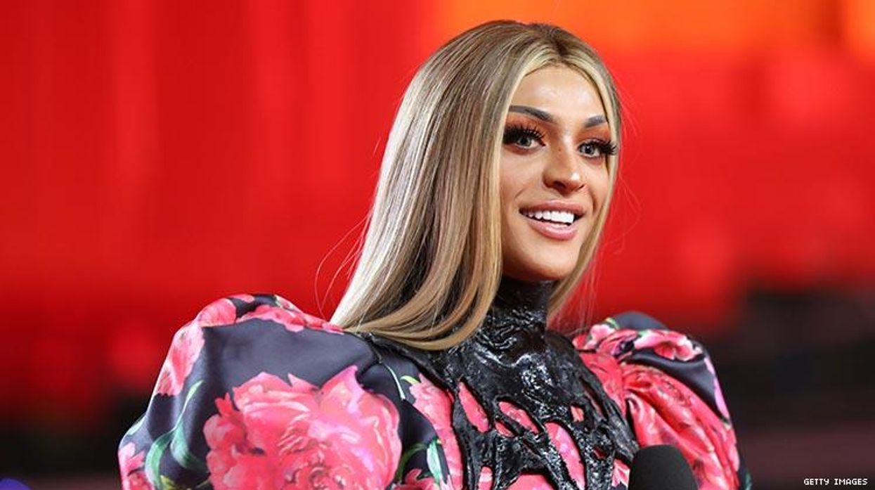 Pabllo Vittar at the MTV Europe Music Awards.