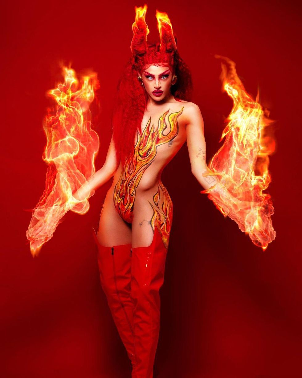 Pabllo Vittar on Halloween 2020