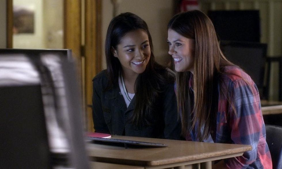 Paige and Emily, "Pretty Little Liars" (2012)