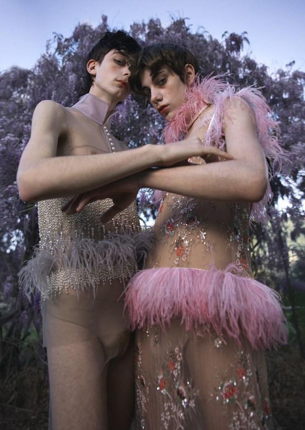 Palomo Spain's New Campaign Features Queer Sex in Femme Couture