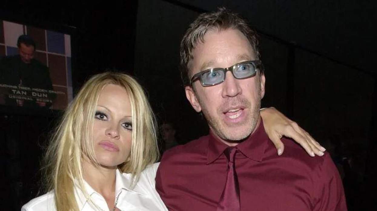 Pamela Anderson and Tim Allen in 2001