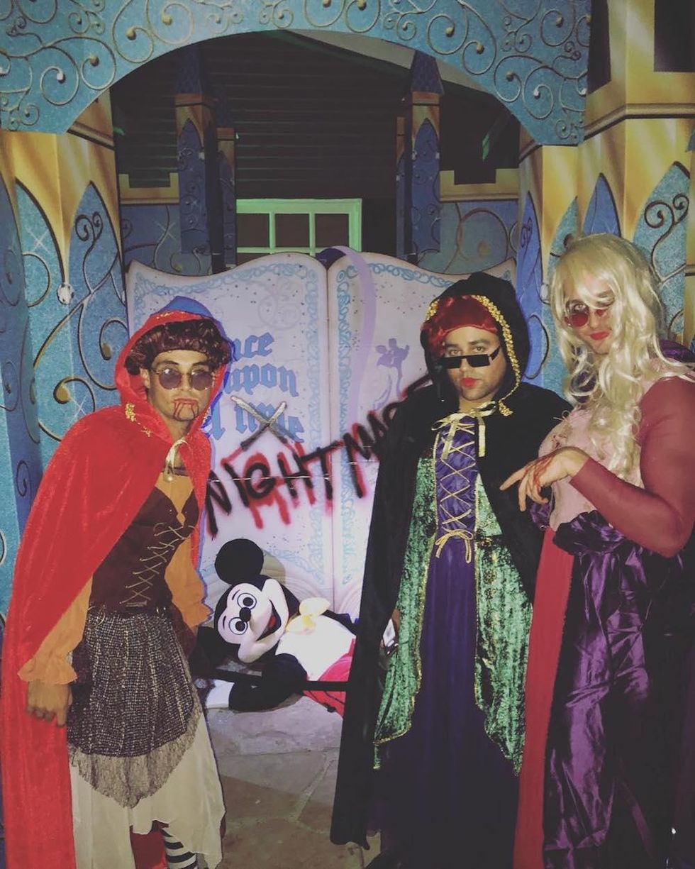 Parson James and friends as the Sanderson Sisters from 'Hocus Pocus'