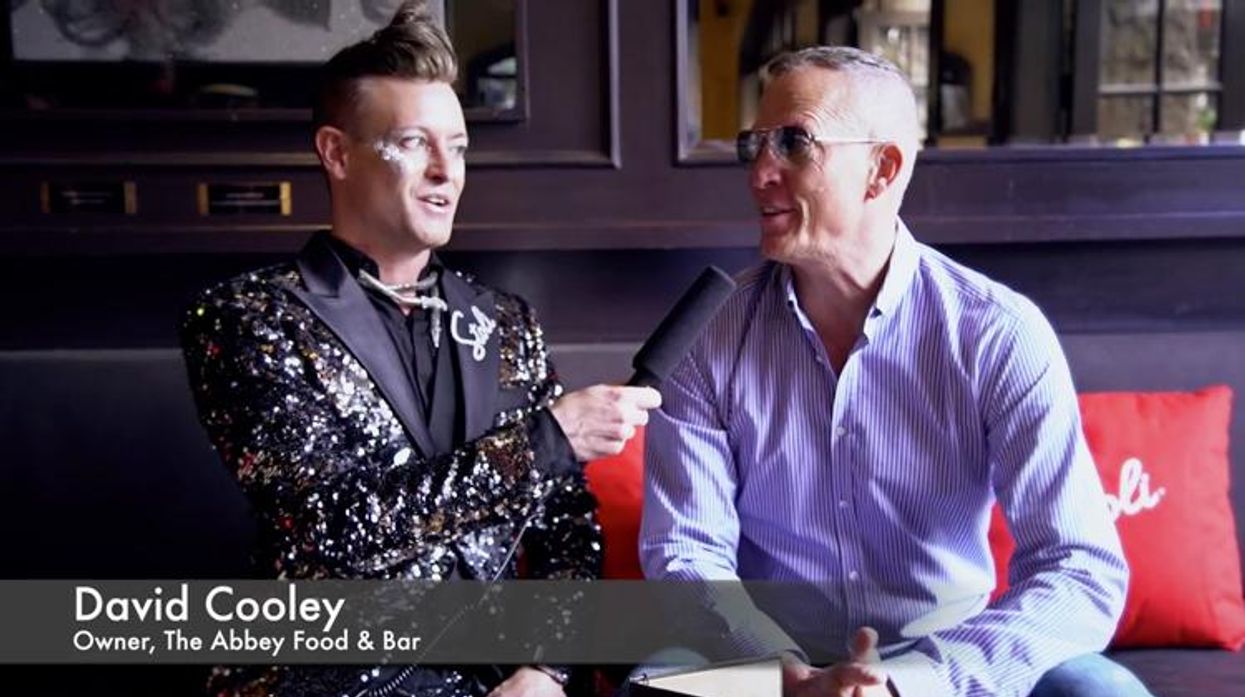 Patrik Gallineaux interview David Cooley, the owner of The Abbey.