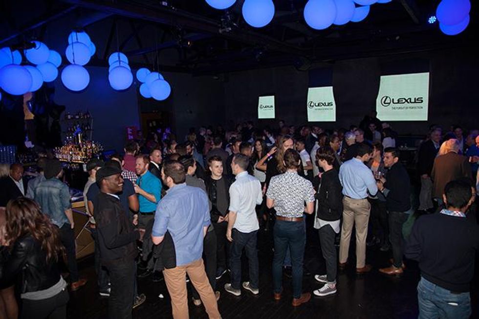 Patrons at Rock Out LAFW.