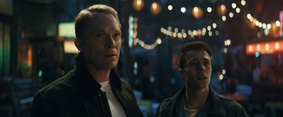 Paul Bettany and Ruaridh Mollica in 'VisionQuest'