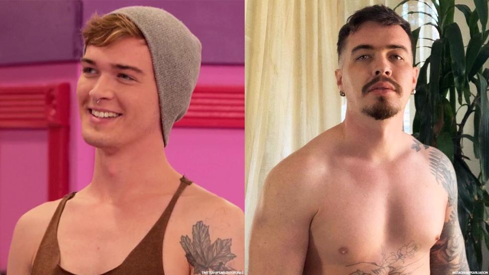 Pearl from RuPaul's Drag Race shirtless out of drag.