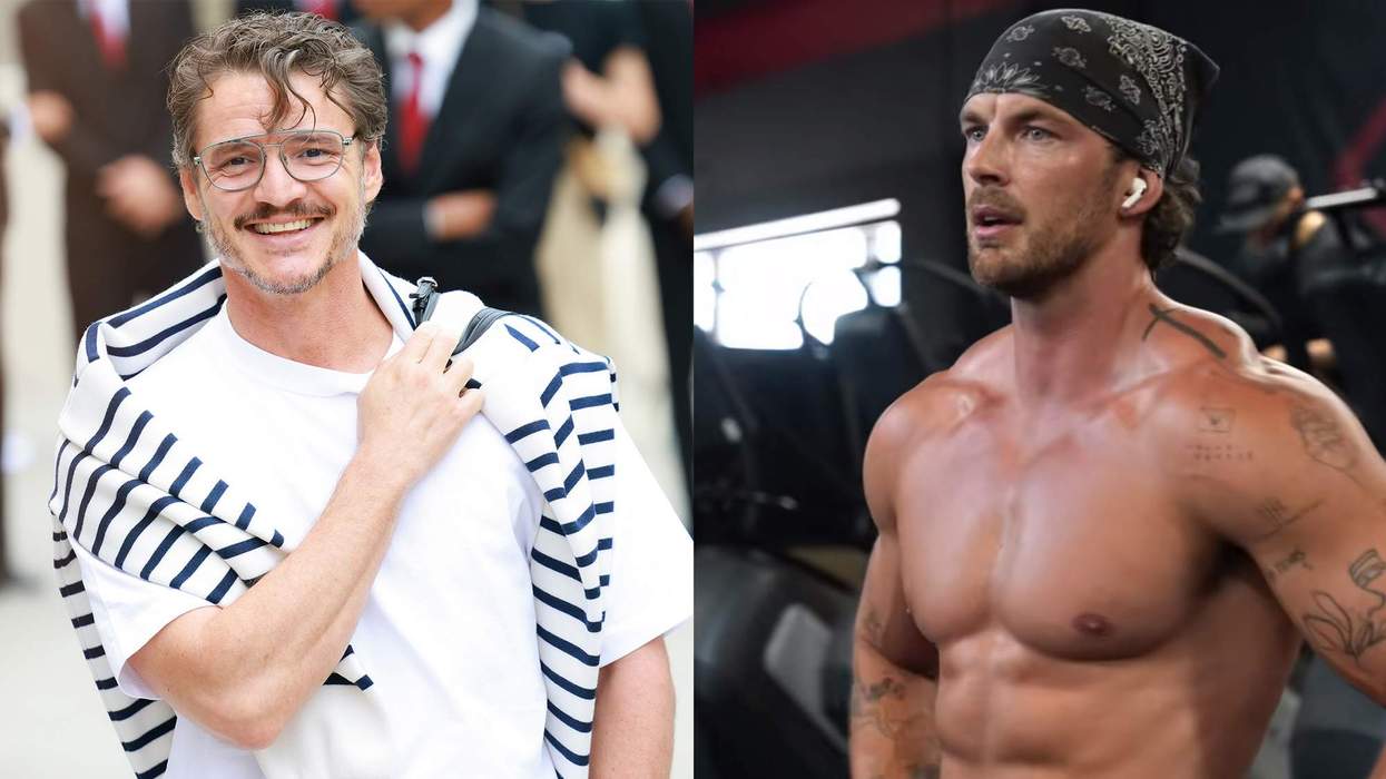 Pedro Pascal and Christian Hogue.