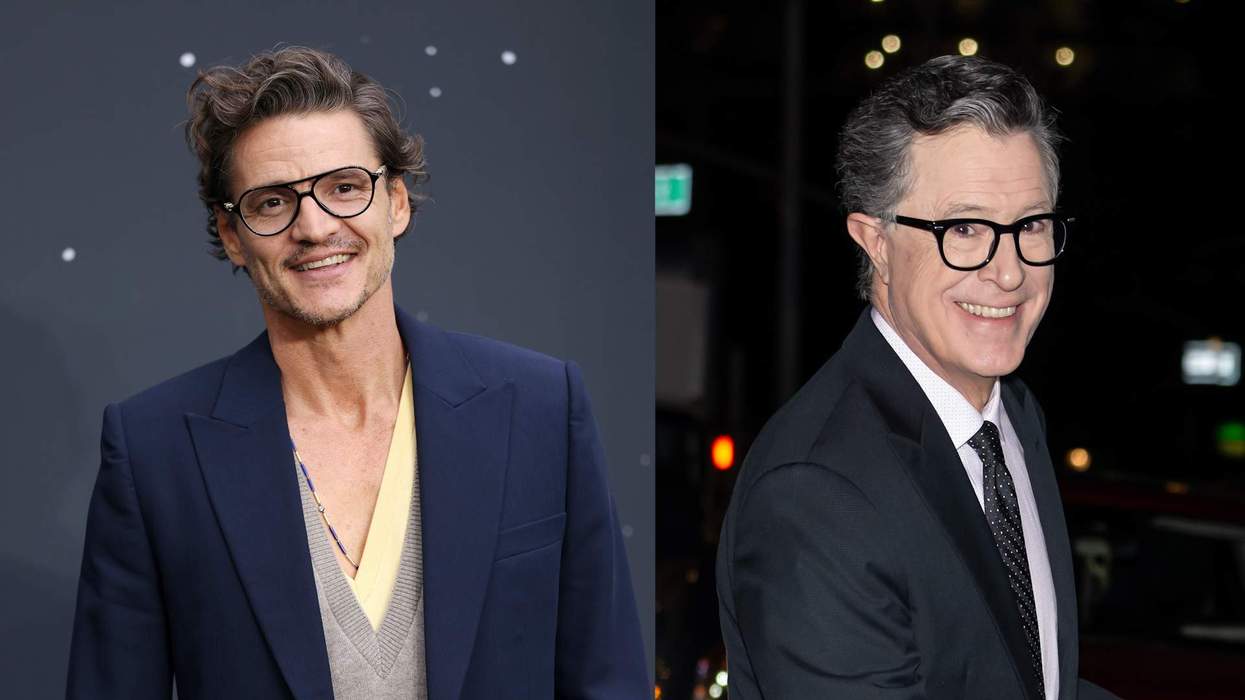 Pedro Pascal & Stephen Colbert