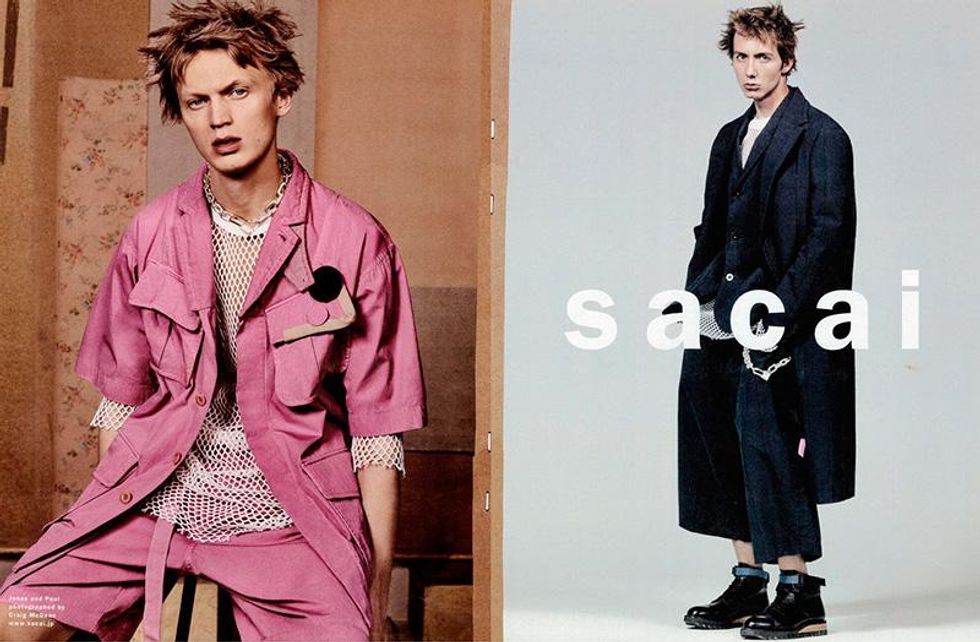 Peep Japanese Brand Sacai's Hot, Punky Spring Campaign