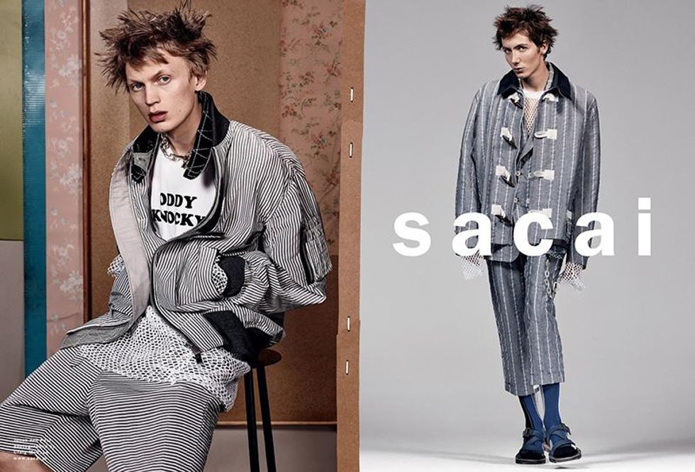 Peep Japanese Brand Sacai's Hot, Punky Spring Campaign