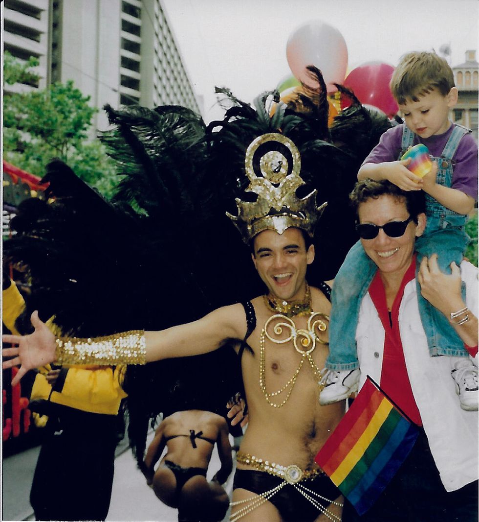 People celebrating Pride