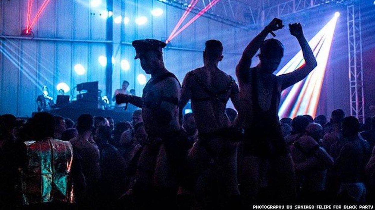 People dancing at Black Party 2019