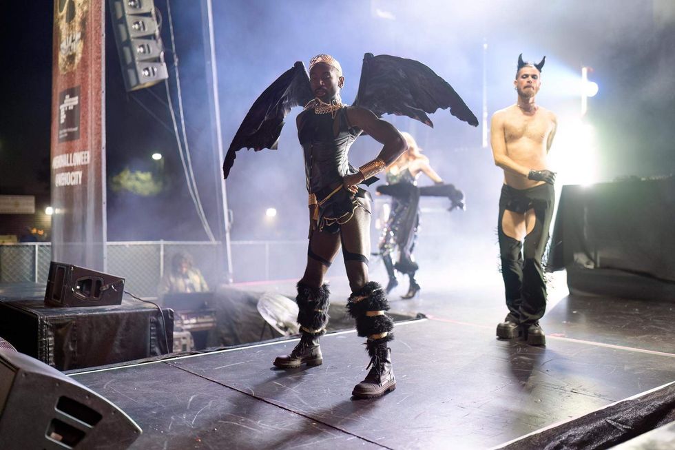 Performers onstage at the 2025 Carnaval.