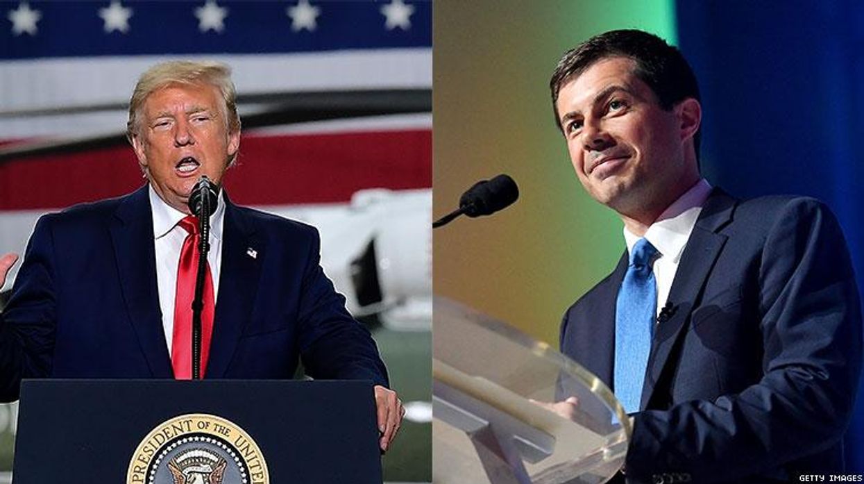 Pete Buttigieg responds to Donald Trump's criticism.