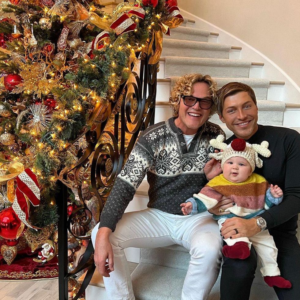 Peter Dundas, Evangelo Bousis and child